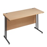 Cantilever Straight Desk 800mm  Deep