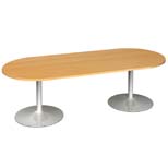 Radial End Boardroom Table